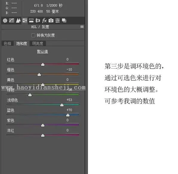 小清新，如何调出复古小清新效果_www.haoyidiansheji.com