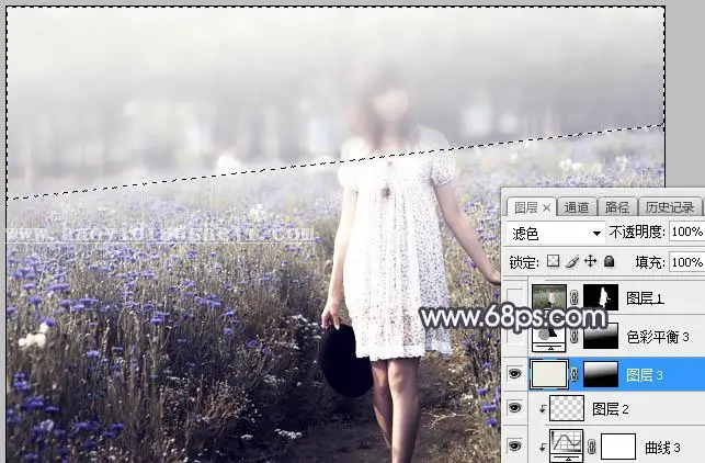 紫色调，调出紫中色梦幻照片效果_www.haoyidiansheji.com