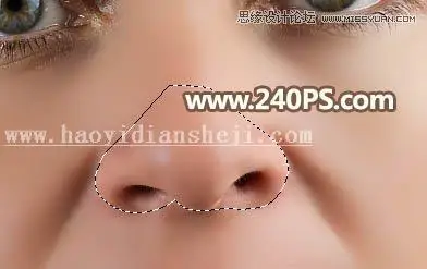 去雀斑，通过PS把人物脸部的雀斑去除干净_www.haoyidiansheji.com