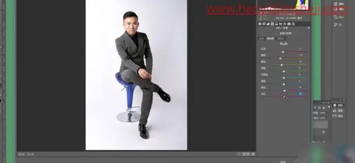 人像修图，通过PS打造男士时尚感效果照片_www.haoyidiansheji.com