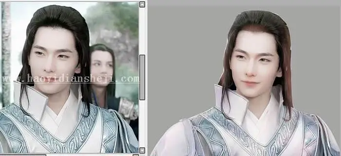 转手绘，分享制作古装转手绘思路_www.haoyidiansheji.com