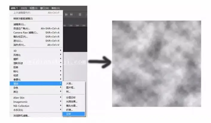 黑白照片，明度建筑后期教程_www.haoyidiansheji.com