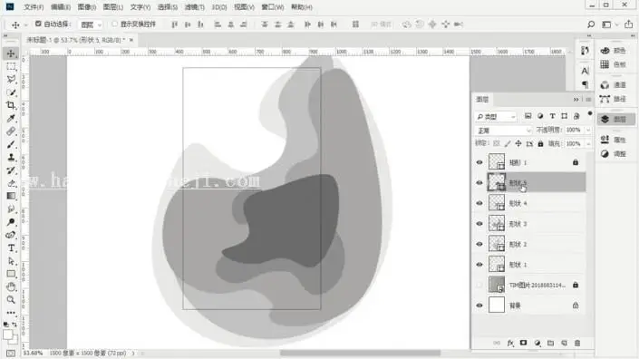 图案制作，通过渐变工具了解阶梯渐变_www.haoyidiansheji.com