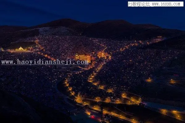 夜景照片，通过PS对夜景照片进行后期修图_www.haoyidiansheji.com