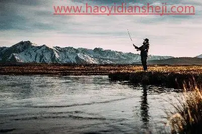 创意合成，制作一张冰川垂钓人物照片_www.haoyidiansheji.com