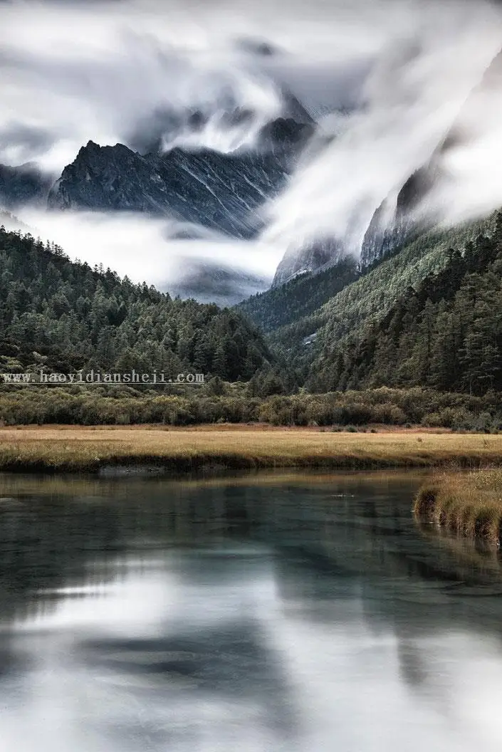 风景后期，用PS调出清晰有层次感的阴雨天风景照_www.haoyidiansheji.com