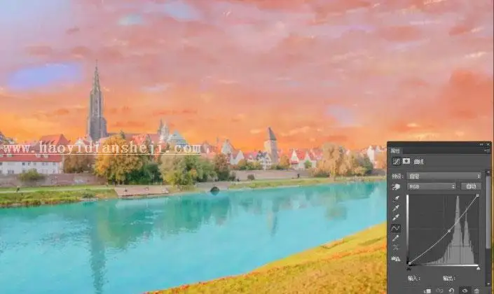 动漫效果，印象派二次元动漫后期教程_www.haoyidiansheji.com