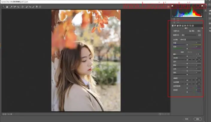 人像修图，给前期是昏暗的人物照片提亮_www.haoyidiansheji.com