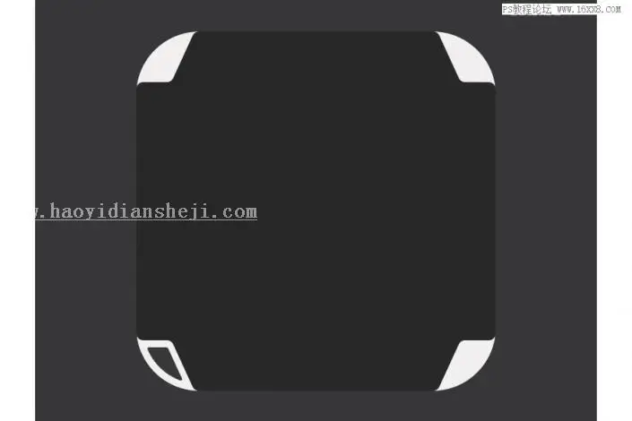 图标设计，用PS绘制索尼PSP图标_www.haoyidiansheji.com