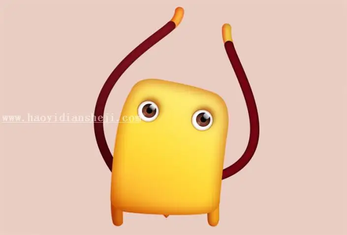 鼠绘卡通，鼠绘一个穿毛衣的卡通动漫教程_www.haoyidiansheji.com