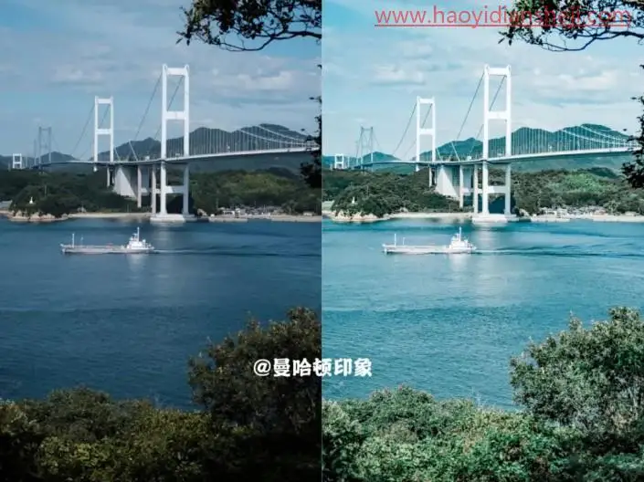 胶片色，快速调出日系绿调胶片风格照片_www.haoyidiansheji.com