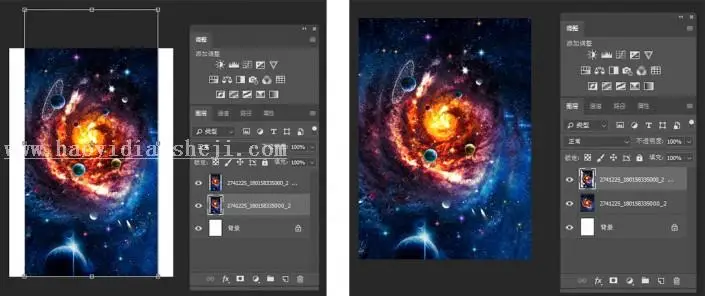 3D工具，通过PS中的3D功能制作3D炫酷海报_www.haoyidiansheji.com