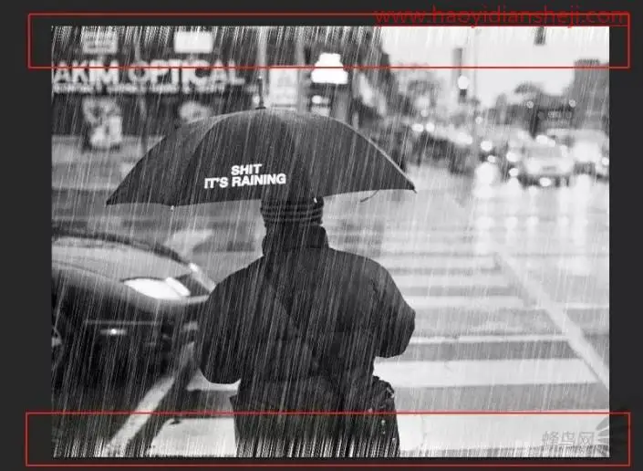 下雨效果，通过PS创建真实的下雨效果照片_www.haoyidiansheji.com