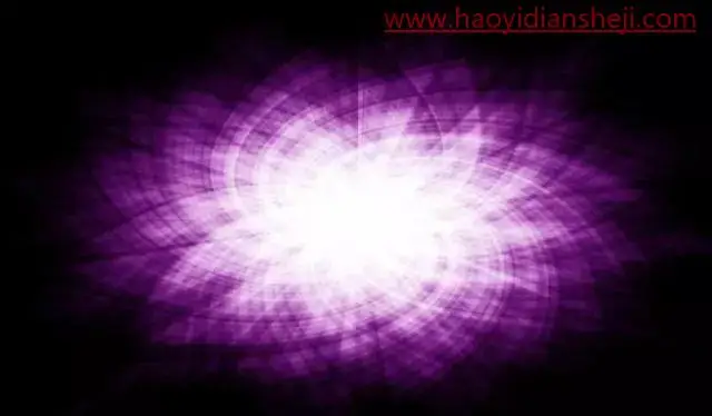 图案制作，用极坐标制作一款绚丽花纹图案_www.haoyidiansheji.com
