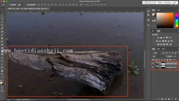照片曝光，通过PS使用曝光完成优质照片实例_www.haoyidiansheji.com