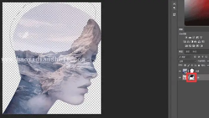 多重曝光，用PS制作文艺创意的人物多重曝光_www.haoyidiansheji.com