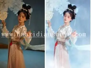 LR调色教程，通过L制作仙气十足的玉兔照片_www.haoyidiansheji.com