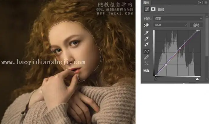 油画效果，用PS打造文艺复兴时期风格的油画_www.haoyidiansheji.com