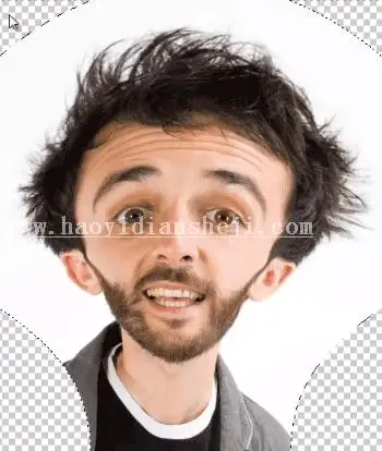 人像恶搞，用PS中的反向美化制作人物头像搞怪表情_www.haoyidiansheji.com