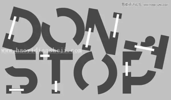 3D字体，通过PS制作红色积木立体文字图片_www.haoyidiansheji.com