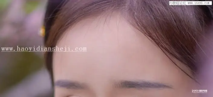 粉色效果，用PS调出古风人像甜美效果_www.haoyidiansheji.com
