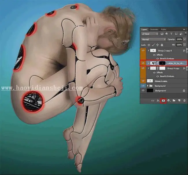 场景合成，用ps制作一个美轮美奂的科幻场景_www.haoyidiansheji.com