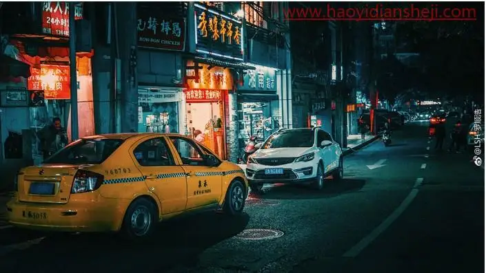 LR港风调色，通过LR调出港风夜景色调_www.haoyidiansheji.com