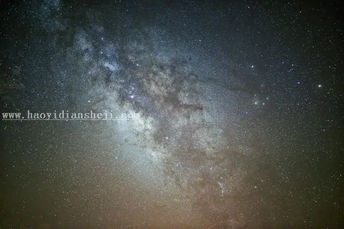 星空效果，制作星空剪影效果视频教程_www.haoyidiansheji.com