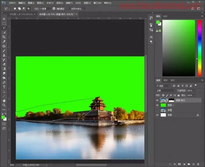 创意合成，制作一张万家灯火浪漫场景_www.haoyidiansheji.com