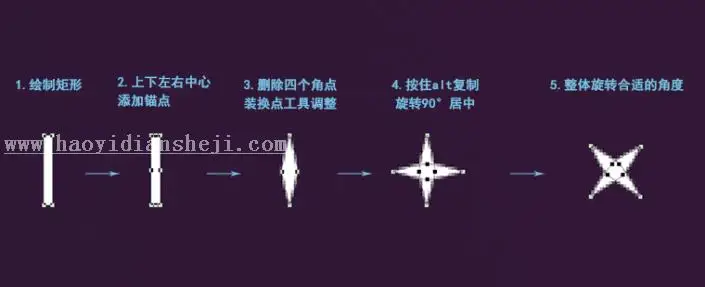 插画制作，用PS制作一副扁平化得夜景房屋插画_www.haoyidiansheji.com