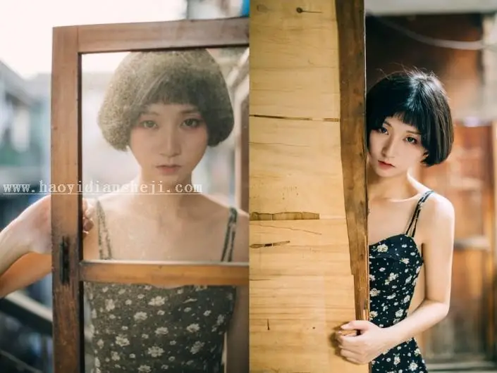 人像调色，调出质感暖色人像照片_www.haoyidiansheji.com