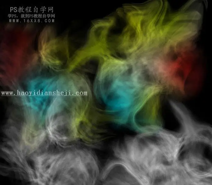 制作烟雾，用滤镜制作虚幻的烟雾效果_www.haoyidiansheji.com