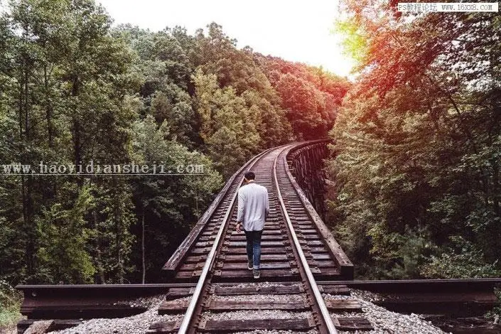 晚霞效果，用PS给普通照片添加梦幻的晚霞效果_www.haoyidiansheji.com