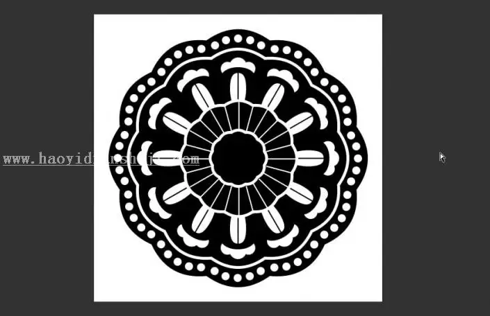 蕾丝字，利用笔刷制作蕾丝花边文字效果_www.haoyidiansheji.com