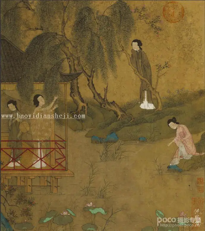 古风照片，通过PS制作古意画卷般风格的古装人像_www.haoyidiansheji.com