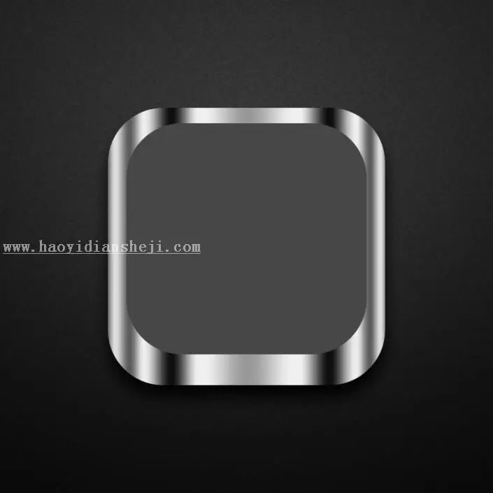 UI教程，设计金属质感的UI图标教程_www.haoyidiansheji.com