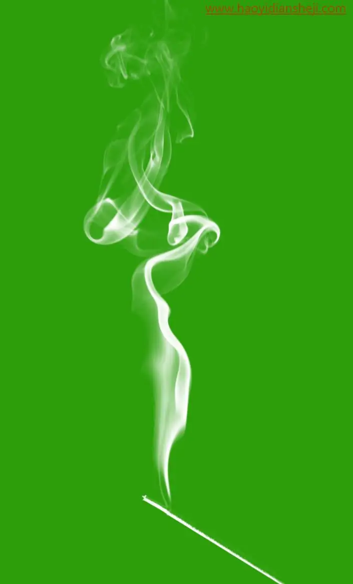 抠烟雾，用通道抠出烟雾_www.haoyidiansheji.com