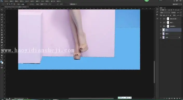 人像修饰，简单的人像皮肤和整体修饰过程_www.haoyidiansheji.com