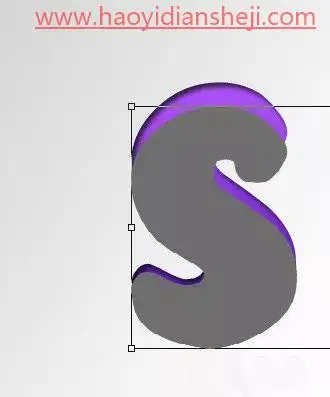 字体制作，在ps中设计立体的翘边剪纸文字_www.haoyidiansheji.com