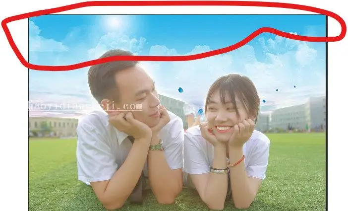 毕业照，小清新毕业照的调色及天空的合成方法_www.haoyidiansheji.com