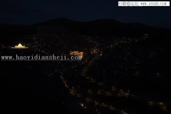 夜景照片，通过PS对夜景照片进行后期修图_www.haoyidiansheji.com