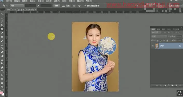 古风后期，打造人物中国风效果_www.haoyidiansheji.com