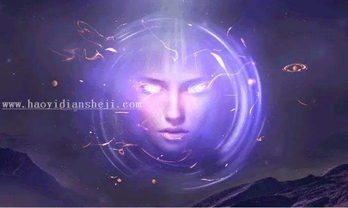 场景合成，用PS合成一个抽象的超现实科幻人物_www.haoyidiansheji.com