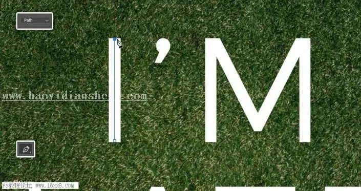 可爱字，通过PS制作可爱的毛绒绒质感的仿皮毛字体_www.haoyidiansheji.com