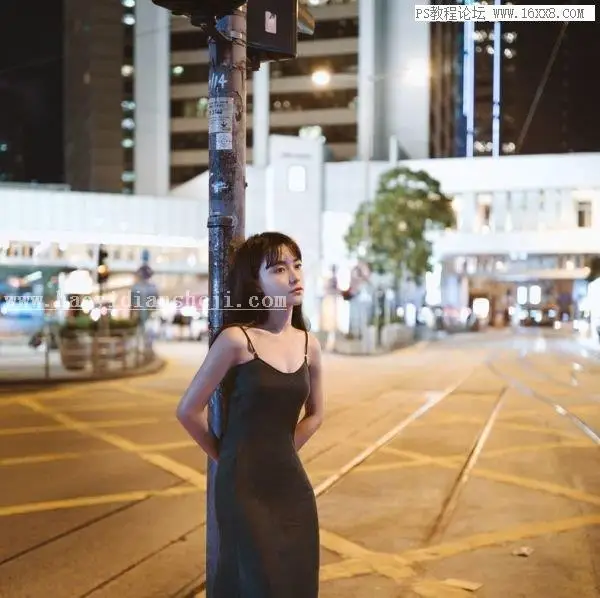 夜景人像，通过PS解析夜景人像的修图思路_www.haoyidiansheji.com
