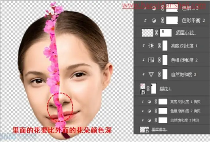 场景合成，通过PS合成一个超现实画面头像海报_www.haoyidiansheji.com