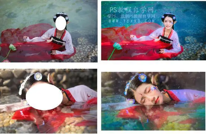 人像调色，用PS和LR调出五彩斑斓的精灵女孩照片_www.haoyidiansheji.com