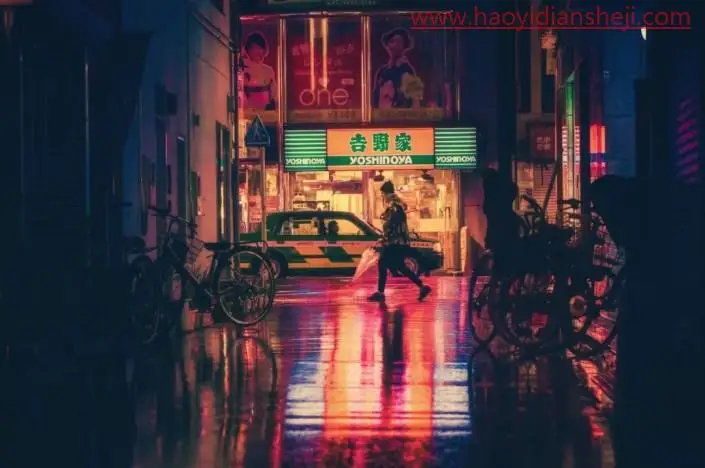 夜景调色，如何后期调出绚丽多彩的夜景色调_www.haoyidiansheji.com