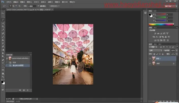 缩放技巧，如何操作才能使照片拉伸不变形_www.haoyidiansheji.com