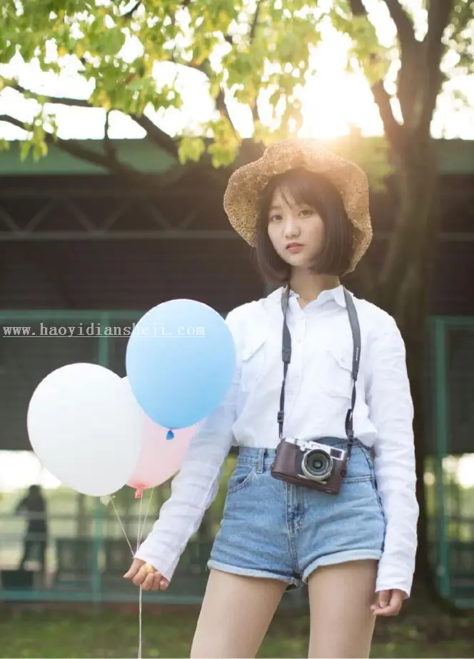 小清新，通过LR和PS调出气球少女小清新色调_www.haoyidiansheji.com